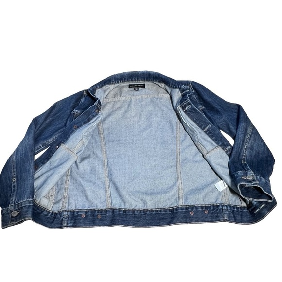 LUCKY BRAND The Tomboy Trucker Women's Denim Jean Jacket Size S - Picture 12 of 16